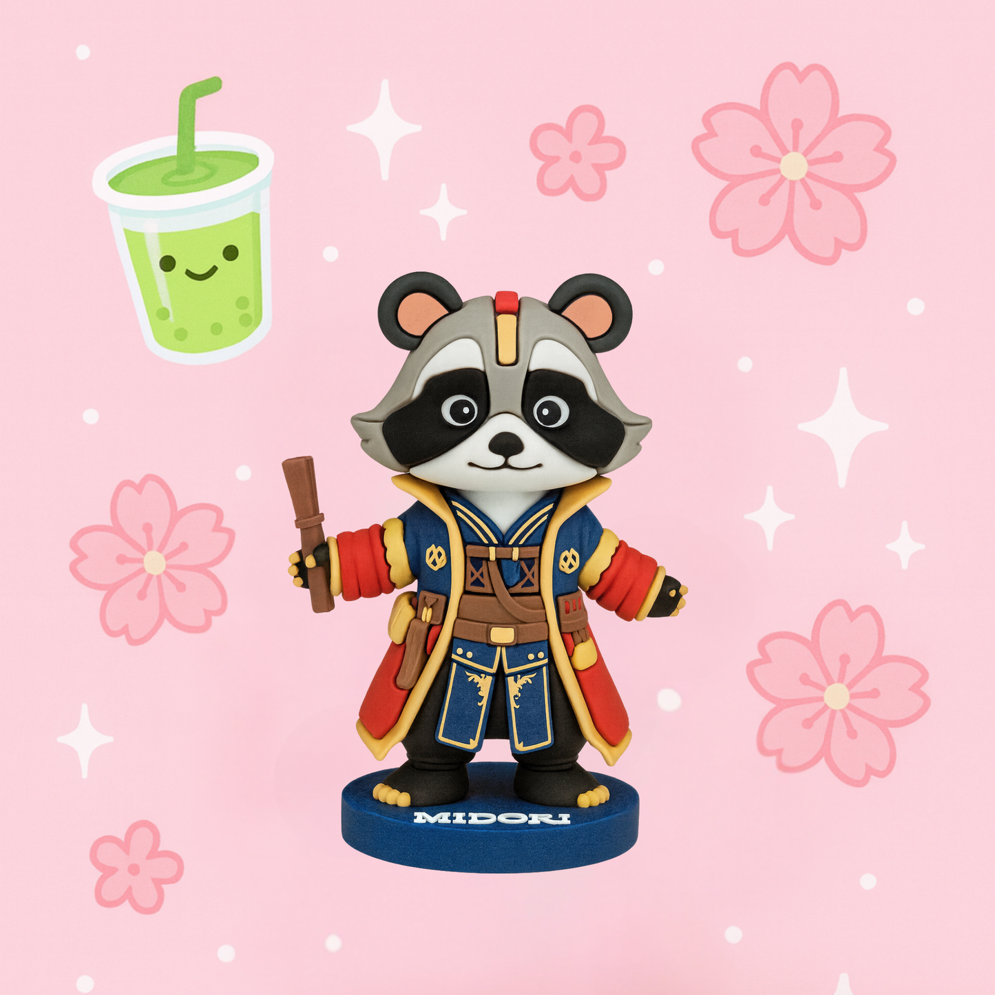 Ryoki Matcha Warrior Figure x Anime Hero